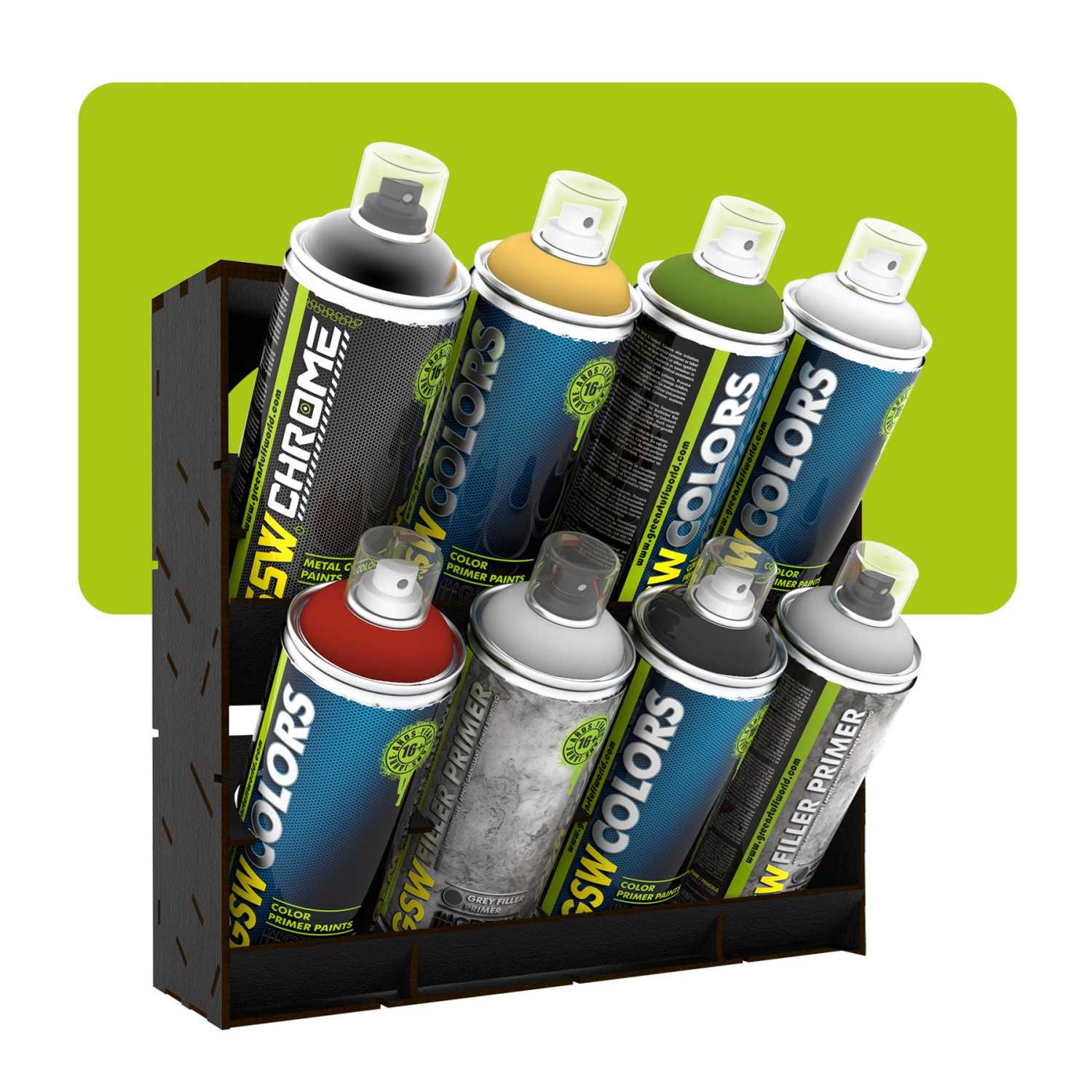 Black Spray can holders Black Spray can holders