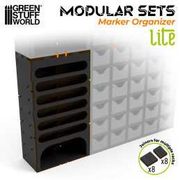 Rangement pour marqueurs - Noir Rangement pour marqueurs - Noir