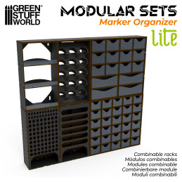 Organizador negro de Rotuladores - VERTICAL | Soporte para marcadores Organizador negro de Rotuladores - VERTICAL | Soporte para marcadores