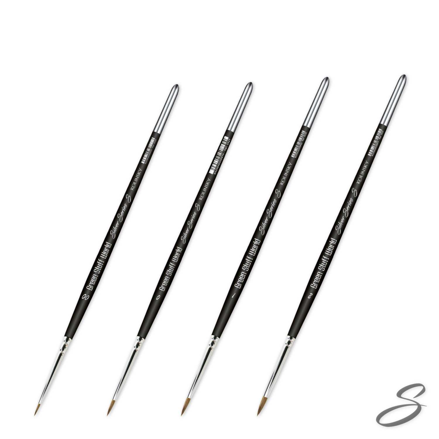 Set Pinceles Kolinsky SILVER SERIES (S) Pinceles Kolinsky Set Pinceles Kolinsky SILVER SERIES (S) Pinceles Kolinsky