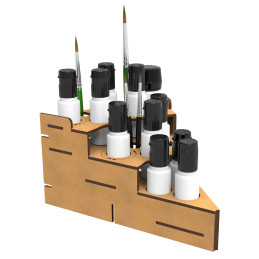 Organizador Modular Pinturas - QUESITO Organizadores de madera DM