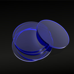 Socles Acryliques ROND 55 mm Bleu Transparent | Socles Acryliques Ronds Socles Acryliques ROND 55 mm Bleu Transparent | Socles Acryliques Ronds