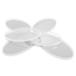 Peanas de Plástico con HUECO transparente - Ovaladas 60x35mm Peanas Transparentes Ovaladas Peanas de Plástico con HUECO transparente - Ovaladas 60x35mm Peanas Transparentes Ovaladas
