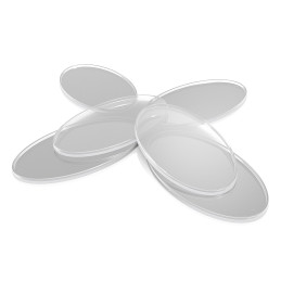 Peanas de Plástico con HUECO transparente - Ovaladas 90x52mm Peanas de Plástico Ovaladas Peanas de Plástico con HUECO transparente - Ovaladas 90x52mm Peanas de Plástico Ovaladas