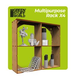 MDF Multipurpose Rack x4 | MDF Wood Displays MDF Multipurpose Rack x4 | MDF Wood Displays