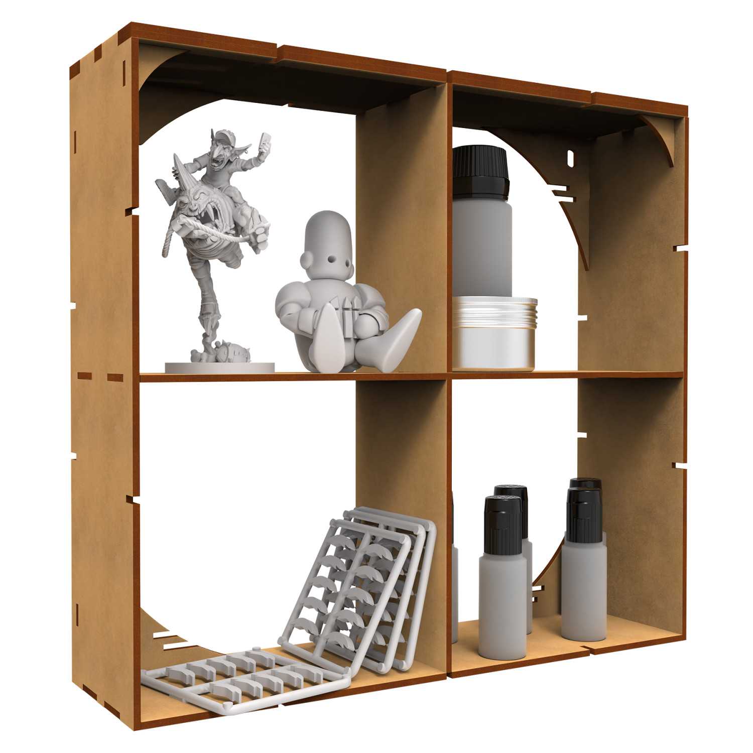 Support multifonctionnel en MDF x4 | Bois MDF