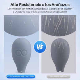 Resina Elegoo 3.0 Pro ABS-like Gris 1 litro Resina Elegoo 3.0 Pro ABS-like Gris 1 litro