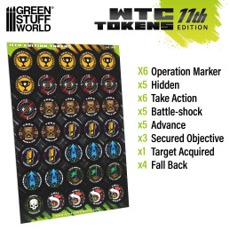 Spielsteine Wh40k kompatibel mit Tokens Warhammer 40k 11. Edition