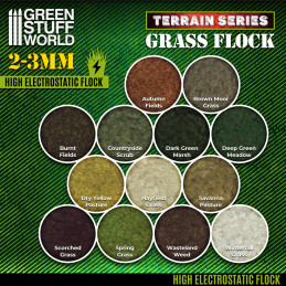Static Grass Flock 2-3mm - Brown Moor Grass - 200 ml | 2-3mm static grass Static Grass Flock 2-3mm - Brown Moor Grass - 200 ml | 2-3mm static grass
