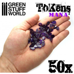 Mana tokens | Gaming Tokens and Meeples