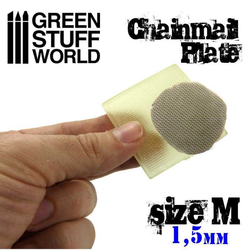Texture Plate - ChainMail - Size M | Chainmail Texture Plate - ChainMail - Size M | Chainmail