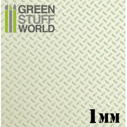 Kunststoffplatte DIAMANTEN-Plastikcard 1 mm | Geprägte platten