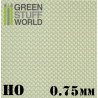 Kunststoffplatte DIAMANTEN-Plastikcard HO 0.75mm