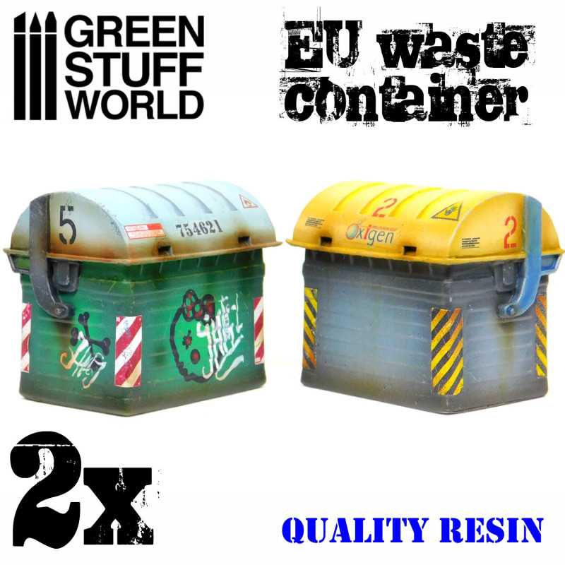Europäische Müllcontainers aus Harz