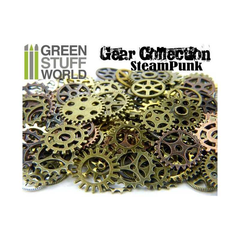 SteamPunk GEARS and COGS Beads 85gr *** Variety | Cogs and Gears Beads