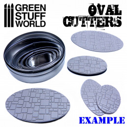 Cutters Ovales pour Bases | Outils de Coupe