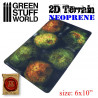 2D Neoprene Terrain - Forest with 6 trees