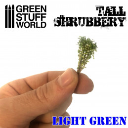 Tall Shrubbery - Light Green | Scenery and Resin