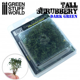 Tall Shrubbery - Dark Green | Scenery and Resin