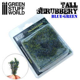 Tall Shrubbery - Blue Green | Scenery and Resin