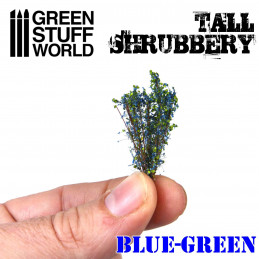 Grands Arbustes - Bleu Vert | Décors et Résine