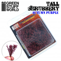 Tall Shrubbery - Autumn Purple | Scenery and Resin