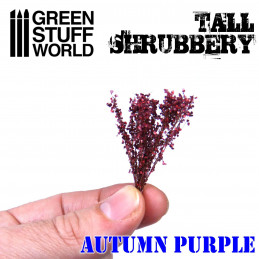 Tall Shrubbery - Autumn Purple | Scenery and Resin