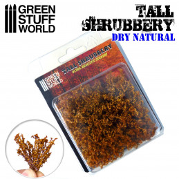 Tall Shrubbery - Dry Natural | Scenery and Resin