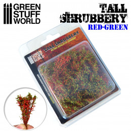 Arbusti Alti - Rosso verde | Scenografia e Resina