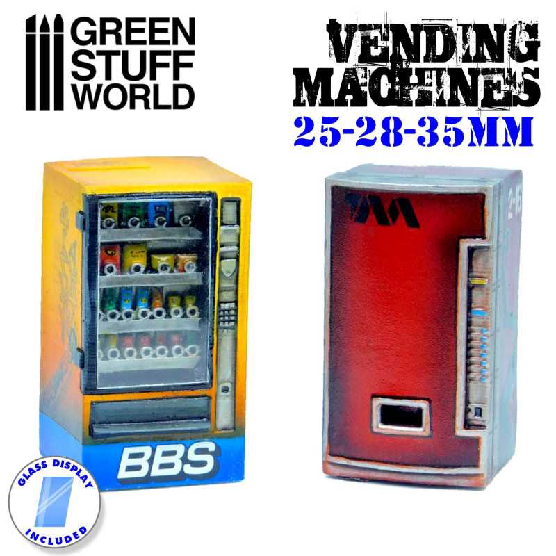 ONE Vending Machine  ALL NEW FOR 2019 UNIQUE CLEAR ACRYLIC BOX 1:24 G Scale! 