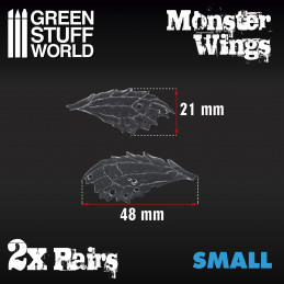 Resin Monster Wings - Small