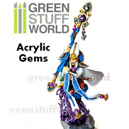 1000 Acrylic Gems - 1mm to 2.5mm