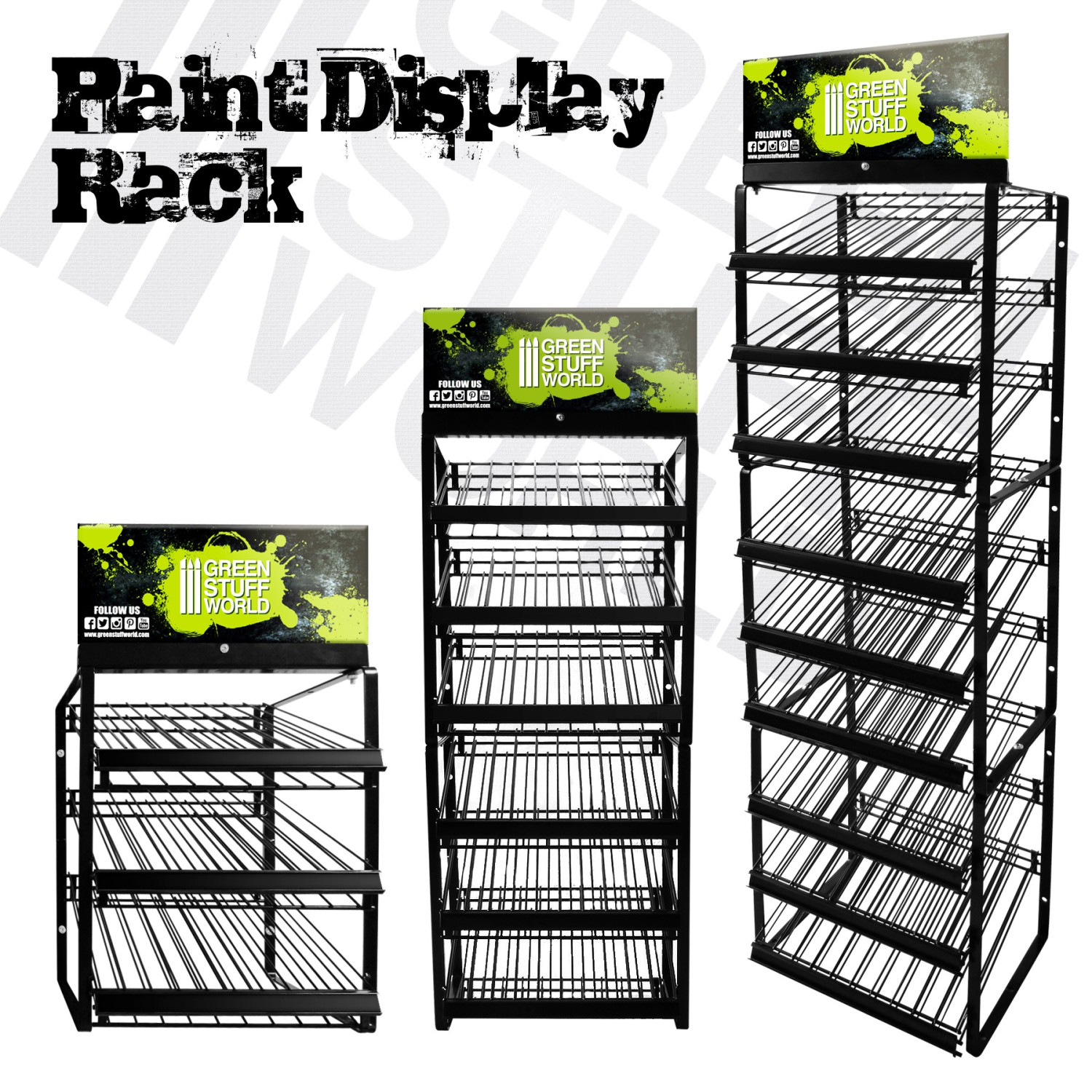 Gsw Paint Rack GSW Paint Display Rack - Chameleon, Candy and Auxiliary Paints | - GSW