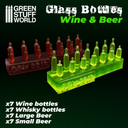 Wine and Beer Bottles Resin Set | Resin items