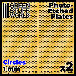 Photo-etched Plates - Large Circles | Photo etch Mesh Plates