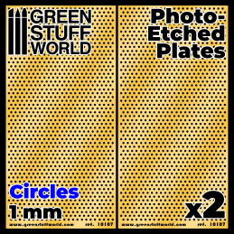 Photo-etched Plates - Large Circles | Photo etch Mesh Plates