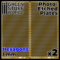 Placas Fotograbados - Hexagonos Grandes