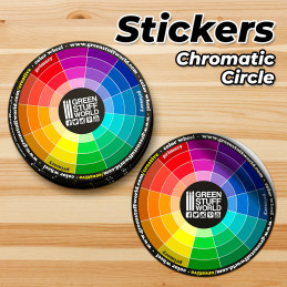 Sticker Adesivo Cerchio Cromatico | Pegatinas merchan