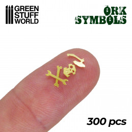 Ork Runen und Symbole | Photogeätzte Mikrorunen