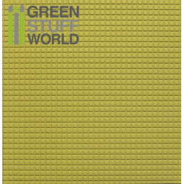 ABS Plasticard - SMALL SQUARES Textured Sheet - A4 | Textured Sheets