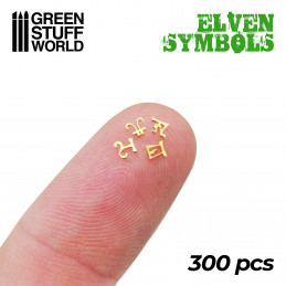 Elven Runes and Symbols | Photo etched Runes