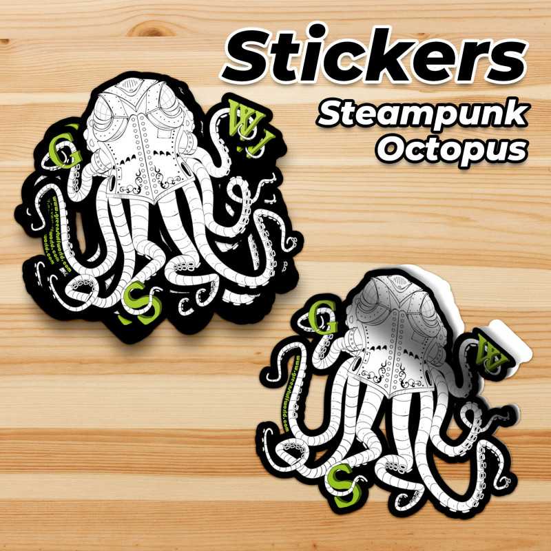 GSW Octopus Sticker | Pegatinas merchan