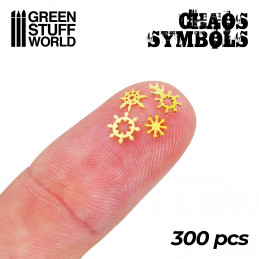 Runes et Symboles Chaos | Photodécoupe Micro Runes