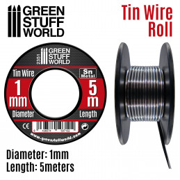 Flexible tin wire roll 1mm | Tin