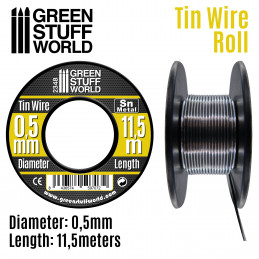 Flexible tin wire roll 0.5mm | Tin