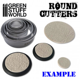 Round Cutters for Bases - Stainless Steel