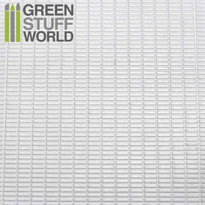 Plancha Plasticard Texturizado RECTANGULOS PEQUEÑOS - tamaño A4 Plancha Plasticard Texturizado RECTANGULOS PEQUEÑOS - tamaño A4
