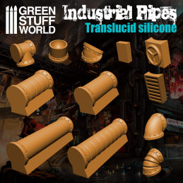 Silicone Molds - Industrial Pipes | Terrain molds