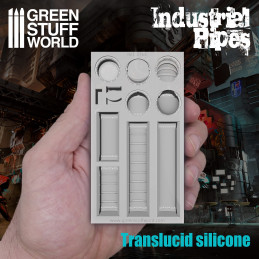 Silicone Molds - Industrial Pipes | Terrain molds