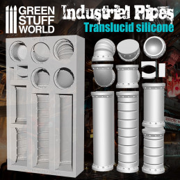 Silicone Molds - Industrial Pipes | Terrain molds